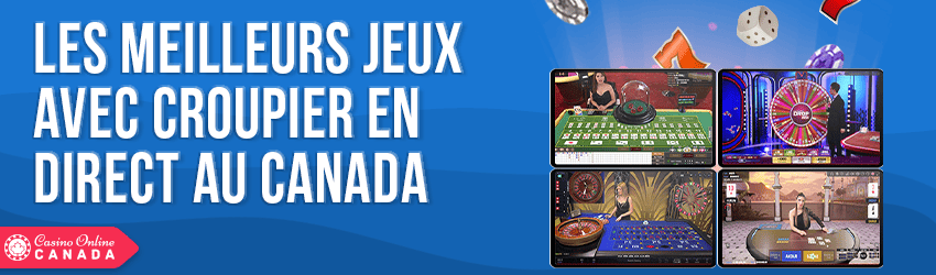 meilleurs jeux avec croupier en direct