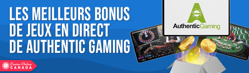 authentic gaming casinos bonuses