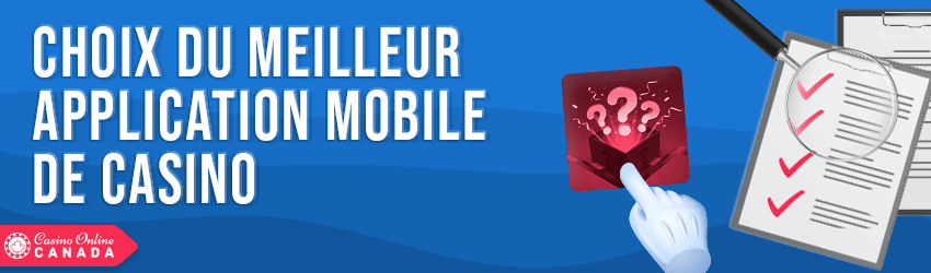 choisir un meilleur application de casino