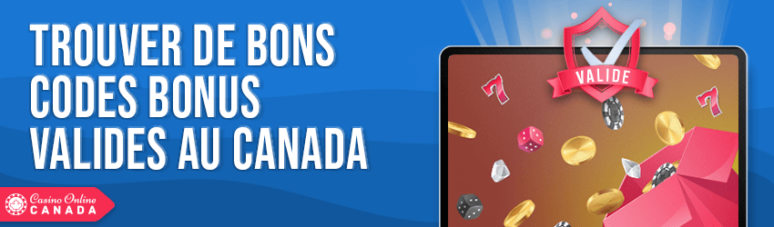 comment trouver un code bonus de casino valide au canada