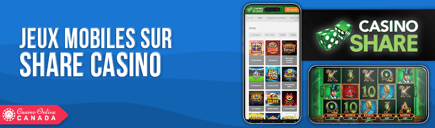 compatibilité mobile casino share