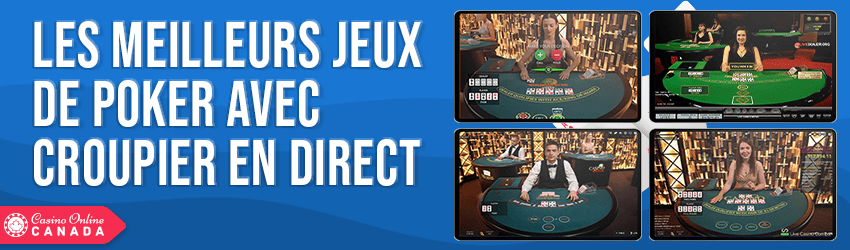 meilleurs jeux de poker avec croupier