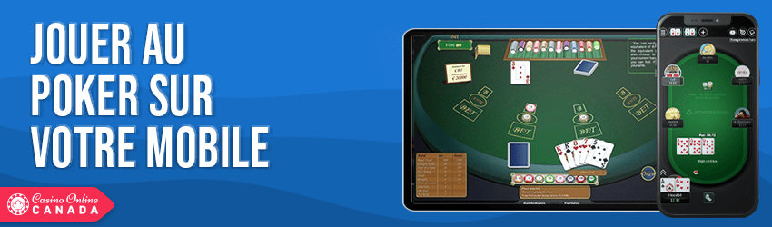 jeux de poker via applications mobiles