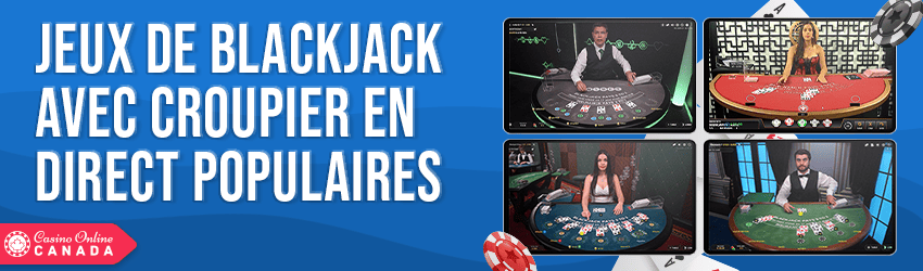 jeu blackjack avec croupier populaires