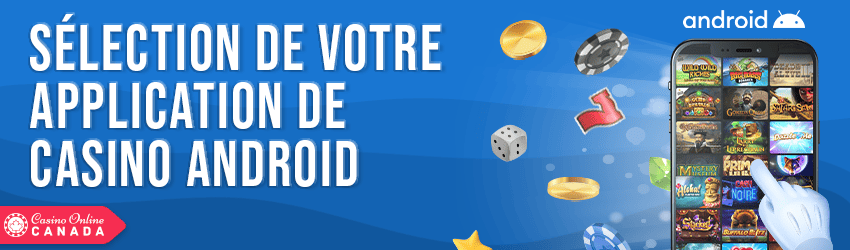 application de casino mobile