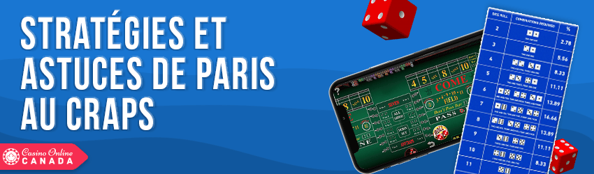 stratégies de paris au craps